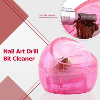 Bærbare Manicure Søm Kunst Boret Rensebørste Max Nail Art Værktøj Negle Salon