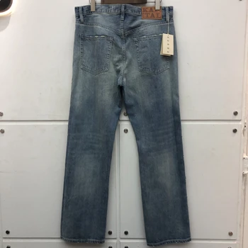2021AW KAPITAL Vintage Indlagt Gemstone Vasket Nødlidende Jeans Mænd Kvinder 1:1 af Høj Kvalitet bukser Bukser