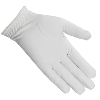 Golf handske til venstre hånd blød microfiber klud suge sved åndbar bære handsker, golf, udendørs tilbehør 2019new gratis fragt