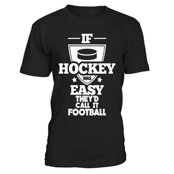 EALER New Høj kvalitet til Mænd T-Shirts Med Print ishockey spillere Logo Casual Tøj