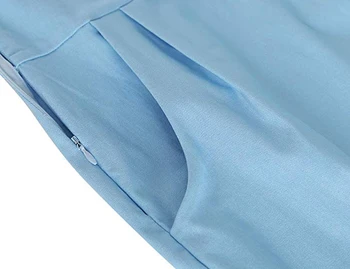 2020 Nye Kontor Kjole til Kvinder Klassiske Vintage Slips Hals Formel Kjole med Lomme kurver passer