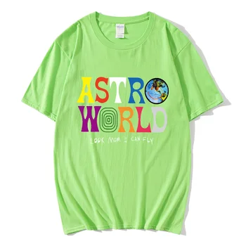ASTROWORLD ville ØNSKE, DU VAR HER Brev Print t-Shirts Toppe I 2020, Nye Mode, Hip Hop T-Shirt Mænd Kvinder Travis Scotts Harajuku T-Shirts