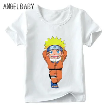 Børn Uzumaki Naruto Anime Print Sjove T-shirt til Drenge og Piger Tegnefilm Naruto T-shirt Børn Sommer Kort Ærme Toppe,HKP2244