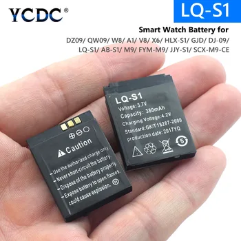 Fremme Smart Ur Batteri LQ-S1 3,7 V GENOPLADELIGT LITHIUM BATTERI FOR SMART UR DZ09 QW09