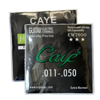 20 Sæt Orphee CAYE Serie EW7600 Rustfrit Stål Nikkel Legering Elektrisk Guitar Strenge Lys (011-050)