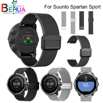 Høj kvalitet rustfrit stål rem til Suunto Spartan Sport for Suunto Spartan mode quick release spænde band Universal Band