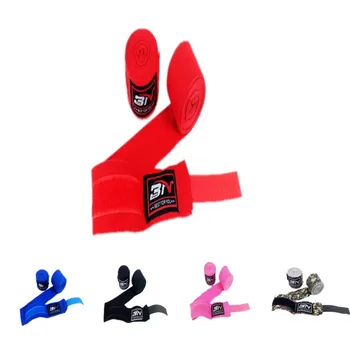 2stk/rulle, 5M/3M længde 5 cm bredde Boksning Hånd Wraps MMA Muay Thai Kick Boxing Handwraps for Uddannelse Bandager ELASTISK materiale
