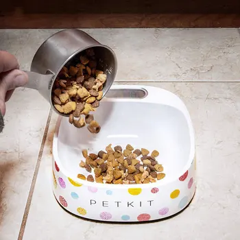 Digital Kat Antibakteriel Skål med Skala mad skåle Smart hund langsom-arkføderen drikke skål for katte comedero perro