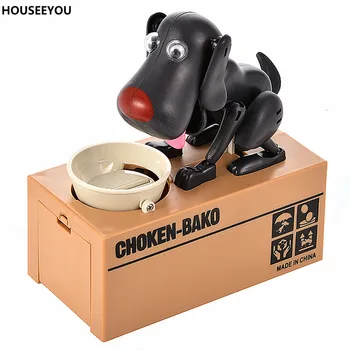 Robot-Hund Banco Canino Penge Box Penge Bank Automatisk Stjal Mønt sparegris Penge at Spare Boks Moneybox Gaver til Barn Barn Barn