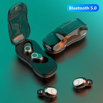 Trådløse Hovedtelefoner TWS Bærbare Bluetooth-5.0 Trådløse Stereo-Sport Hovedtelefoner til iOS/Android-Telefon беспроводные наушники 2020