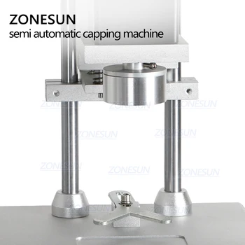 ZONESUN DDX-450 El-Skrivebord Loft Maskine Til Plast Glas Flaske 10-50mm Stærke Moment at Trykke på Maskine