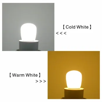 4stk/masse LED Køleskab Pære E14 3W Køleskab Majs pære 220V AC LED Lampe Hvid/Varm hvid SMD2835 Udskifte Halogen Lamper