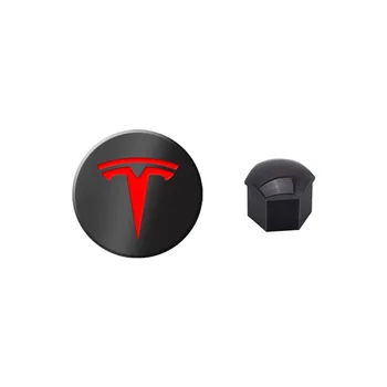 Velegnet til Tesla Model 3 hub dække ændring tilbehør dekorative hjulkapslen ændret dekorative dække