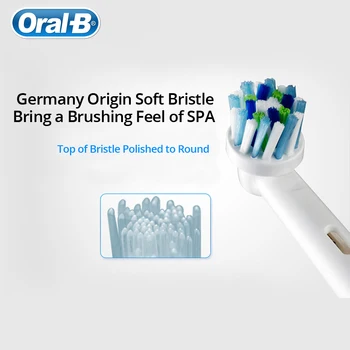 Oral-B Udskiftelige Elektrisk Tandbørste Hoveder på Tværs af Handling 16 Grader Pletter Fjernelse Oprindelige Oralb EB50 Tænder, Børste Hoved 4pc/Pack