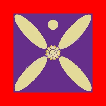 Derafsh Kaviani flag slutningen af Sassanid-Imperiet 120X120cm (4x4FT) 120g 100D Polyester Dobbelt-Syet i Høj Kvalitet