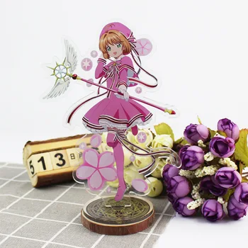Anime-Cardcaptor Sakura Akryl Stå Model Cute Anime Pige Akryl Stå Action Figur Udsmykning DIY Cosplay Collectible Gaver