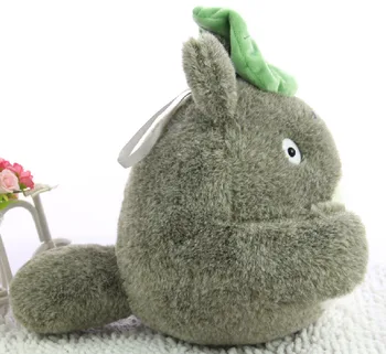 TV Filmens Karakter 20cm Dejlige Bløde Toy Min Nabo Totoro Plys Legetøj Søde Bløde Dukke Totoro med Lotus Blad for Kids Legetøj Kat Gave