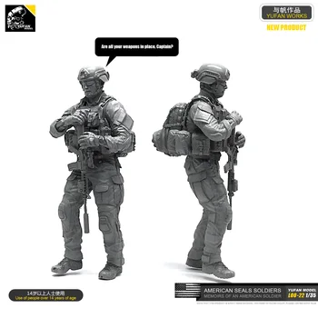 1/35 Harpiks Figur kits model Soldierself-samlet LOO-22