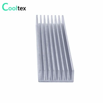 3pcs/masse 100x25x10mm Aluminium HeatSink radiator køleplade til elektronisk Chip RAM køling
