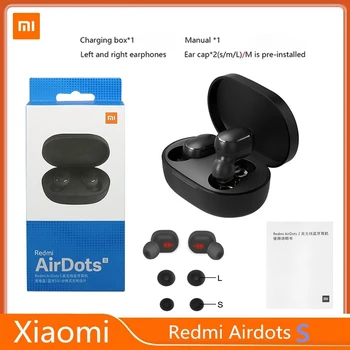 Xiaomi Redmi AirDots S Trådløse Bluetooth-5.0 Mi Ægte Trådløs Headset Stereo Mikrofon Støjreducerende Øretelefoner Automatisk Link