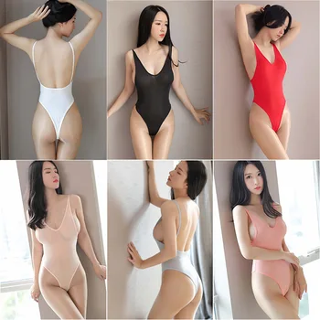 Kvinder Sexet Heldragt, Japansk Skole Badedragt Sukumizu Skolepiger Cosplay Badetøj Et Stykke Mini Bikini Voksen Spil Sex Klæde