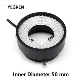 Industriel Vision Kamera CCD lyskilde Indvendig Diameter på 50 mm 96 LED-Ring Lampe Justerbar Lysstyrke Mikroskop-Belysning