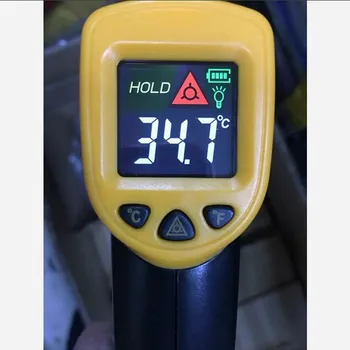 Infrarød Termometer AR320 AS530 Høj præcision Industrielle elektronisk termometer Ikke-Kontakt temperaturføler