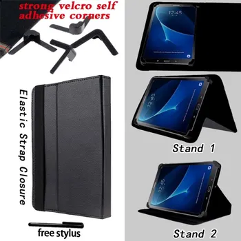 KK&LL For Samsung Galaxy Tab Et Tab E 9.6 inch SM-T560 SM-T561 - Læder Smart Tablet Stand Folio Cover Sag
