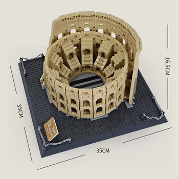5225 Arkitektur Byen Rom Colosseum byggeklodser og Sætter Mursten Klassiske Byens Skyline Model Kid DIY legetøj Julegave