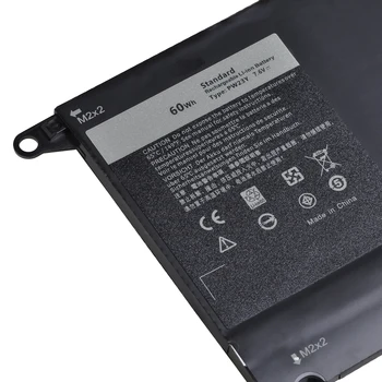 Tectra PW23Y Laptop Batteri til Dell XPS 13 9360 Serie RNP72 TP1GT PW23Y 7.6 V 60Wh PW23Y