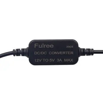 USB Oplader Vandtæt DC/DC Converter Regulator 12V til 5V 3A Bil Led Display Power CPT Bil magt Regulator