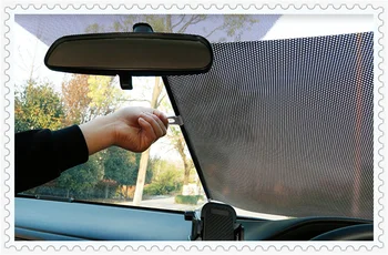 Tilbehør til bilen parasol isolering gardin universal sugekop til Hyundai CCS NEOS-3 Accent SR HND-4 Blå-Vil jeg-blå