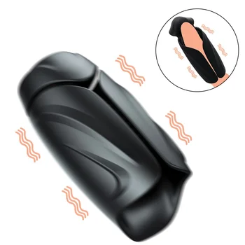 Mandlige Glans Massageapparat Tungen Slikke Penis udholdenhedstræning Vibrator Sex Legetøj til Mænd Masturbator Penis Hoved Stimulator Kugle