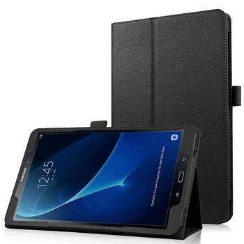Taske til Samsung Galaxy Tab 10.1 2016 T580 T585 SM-T580 SM-T585 Slim Magnetisk Folde Stå Dække PU Læder taske Tablet Funda