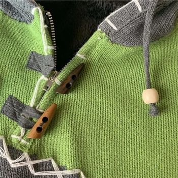 Strikket Sweater Mænd Pullover Hoodie Jumper Streetwear Beskåret Falde 2020 Trendy Splejset Plus Size Syning Hooded Sweatshirt