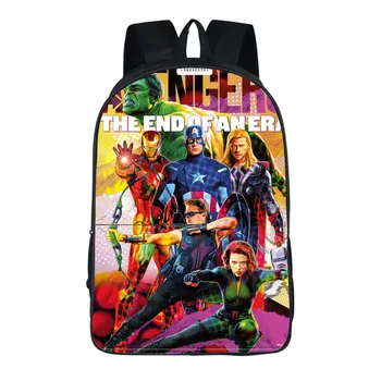 Marvel Avengers Superhelte Infinity krig mochila Rygsæk Skole skuldre taske, der rejser bærbar bagpack til teenager drenge piger
