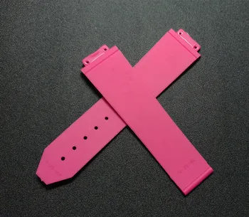 Warchband for Hublot kvindelige kvinder gummirem vandtæt silikone ur tilbehør 15*21mm håndled bælte band 18mm spænde
