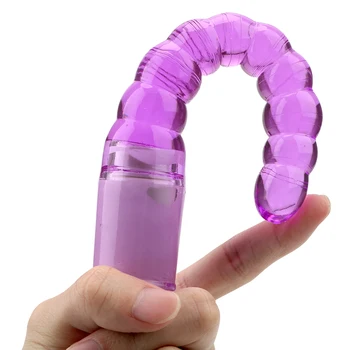 OLO Anal Vibrator Butt Plug Anal Bead Plug Sex Legetøj til Kvinder, Mænd Håndsex Voksen Produkter Silikone Anal Prostata Massager