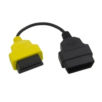 6pc/Masse Fiat ECU OBD2 Stik Diagnostiske Adapter Kabel Til FIAT ECU Scan & Multiecuscan Adapter Til Fiat 6 Farver Kabler