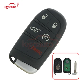 Kigoauto 68143505AC 68143505AB MN3-40821302 smart key 433Mhz 4-knappen med panik for Jeep Grand Cherokee