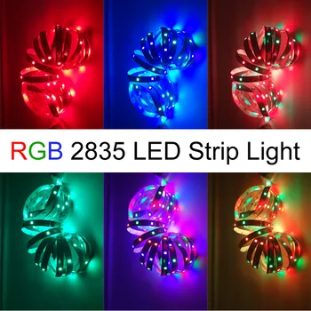 RGB LED Strip Light 2835 DC12V SMD 5m 10m 15m 20m Vandtæt Led Strip Tape Lampe-Diode Fleksibel Belysning Bånd