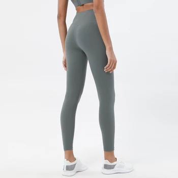Høj talje, mave kontrol yoga leggings nøgen-føler workout fitness yoga bukser kvinder squatproof sport tights fire vejs elastisk legging