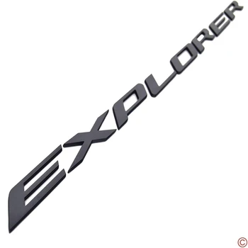 Explorer Bil Emblem Foran Hood Emblem 3D Bogstaver Explorer Mærkat Passer til Ford Explorer 2011-2019