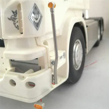 Forside LED-Lys Side Flagstang Lamper til 1/14 Tamiya Scania R620 R730 56323 RC Lastbil Traktor Dele Tilbehør