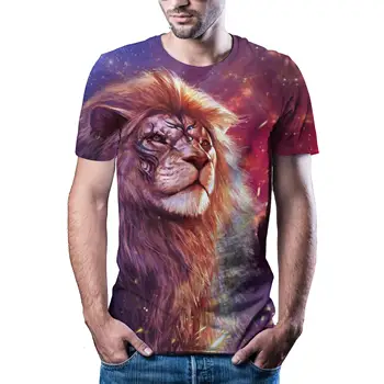 2020Hottest 3D-print-T-shirt tiger fritid sport top t-shirt, mænd / kvinder, hip hop, street style T-shirten cool mænds top xxs-6xl