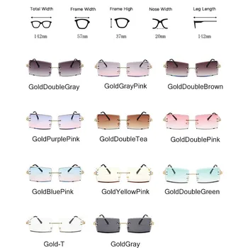 RBRARE Uindfattede Square Solbriller til Kvinder af Høj Kvalitet Gradient Solbriller Kvinder Luksus Mærke Solen Briller Oculos De Sol Feminino