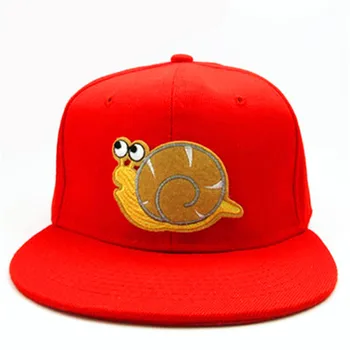 Sneglen dyr broderi bomuld Casquette Baseball Cap hip-hop cap Justerbar Snapback Hatte til børn, mænd, kvinder 264