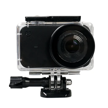 6 I 1 Kamera Tilbehør Kit-Vandtæt etui+Side Beskytte Ramme+Silikone Case+Linse Cover Tilfældet For Mi Jia Mini 4K-Cam