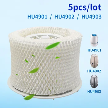 5pcs/masse HU4101 luftfugter filtre,Filter bakterier og skala for Philips HU4901/HU4902/HU4903 Luftfugter Dele