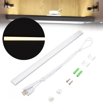 30cm LED Under-Kabinet Lys Touch Sensor Ultra Dæmpbar LED Nat Lampe Til Køkken Soveværelse